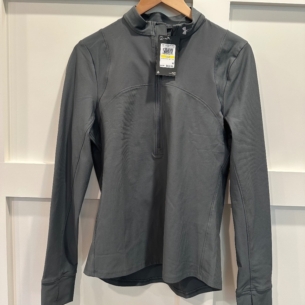 Under Armour Medium Qualifier Half Zip Running Shirt Women's NWT
